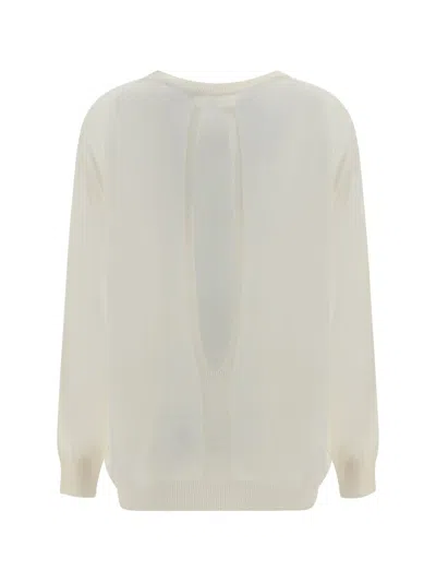 Sa Su Phi Open-back Jumper In White