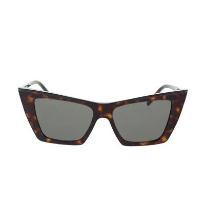 Saint Laurent Eyewear Sunglasses In Brown