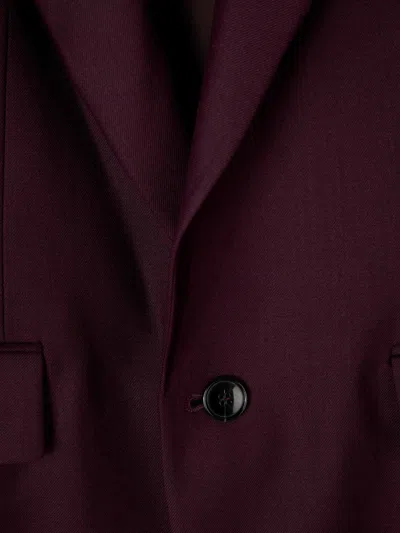 Victoria Beckham Fluid Wool Blend Single Breasted Jacket In Straight Lean Silhouette