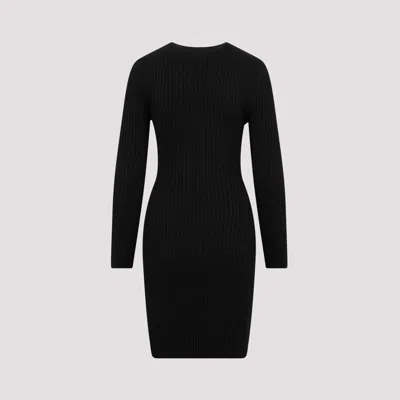 Wolford X Simkhai Contoured Ribbed-knit Minidress In Black