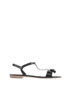 Tod's Sandals In Black