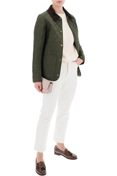 Barbour Annandale Corduroy-trimmed Quilted Shell Jacket