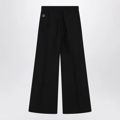 Moncler Genius Wide Bela Poplin Pants In Black