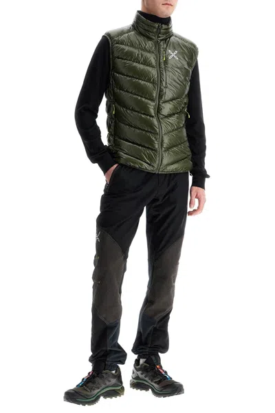 Montura Sleeveless Rip Stop Checked Helios Lightweight Down Jacket