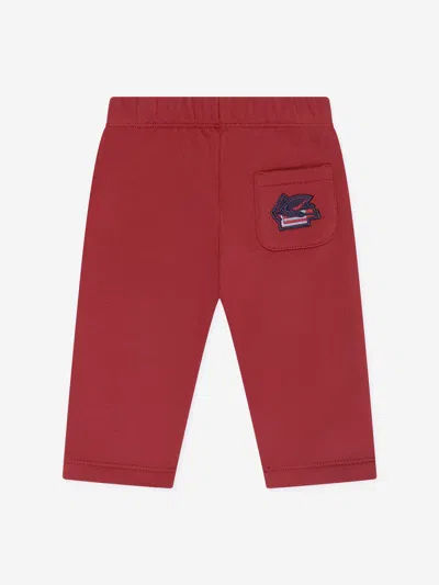 Etro Pegaso-motif Track Pants In Red