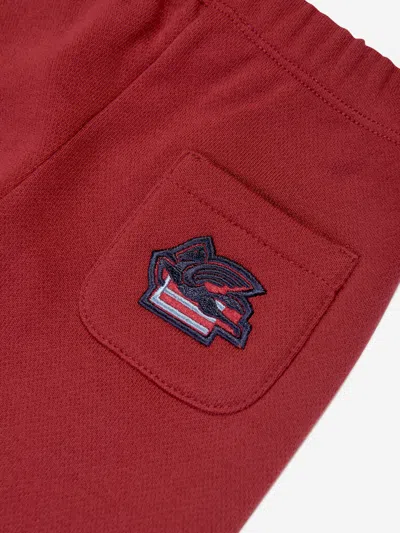 Etro Pegaso-motif Track Pants In Red