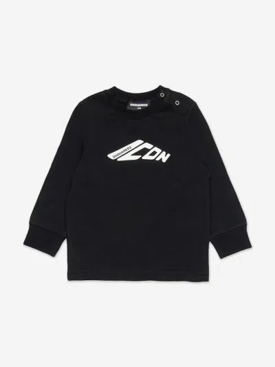 Dsquared2 Baby Icon Logo Tracksuit In Black
