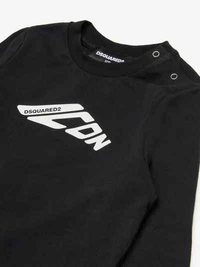 Dsquared2 Baby Icon Logo Tracksuit In Black
