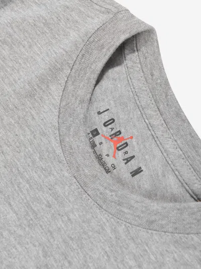 Jordan Boys Jumpman Air Embroidered T-shirt In Grey