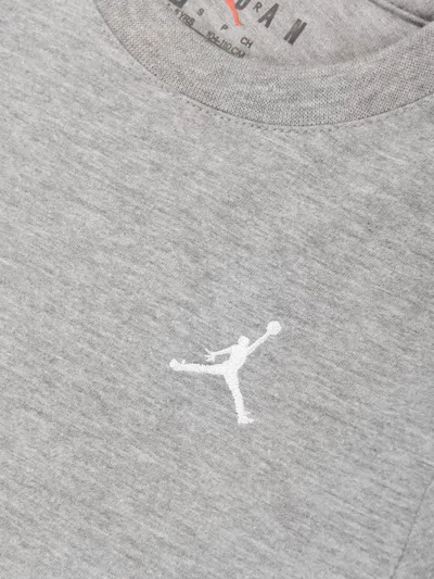 Jordan Boys Jumpman Air Embroidered T-shirt In Grey