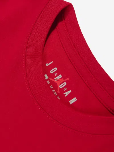 Jordan Boys Jumpman Air Embroidered T-shirt In Red