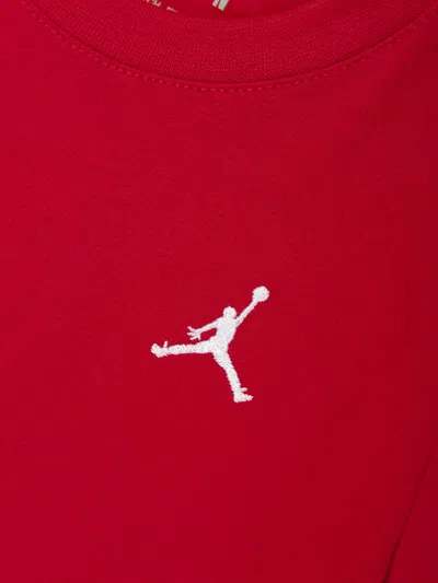 Jordan Boys Jumpman Air Embroidered T-shirt In Red