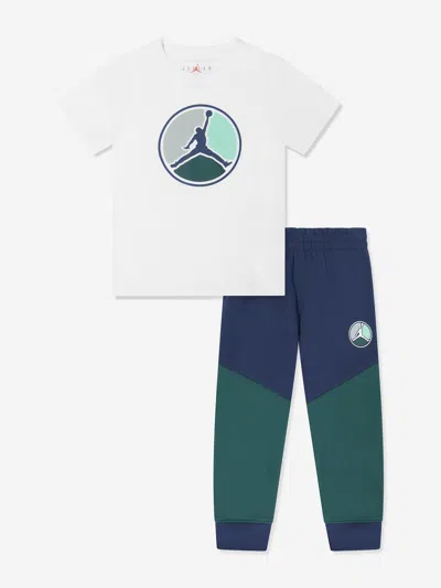 Jordan Jumpman-print Trouser Set In Blue