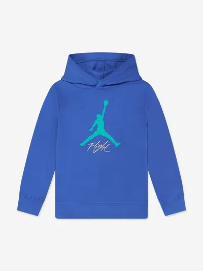 Jordan Baby Neutral Mj Baseline 2-piece Pullover Hoodie And Pants Set In Blue