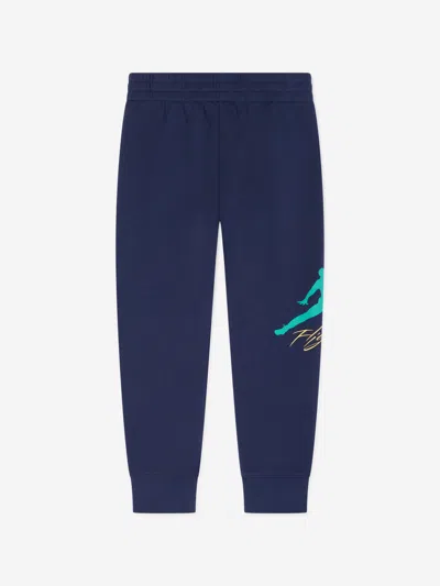 Jordan Baby Neutral Mj Baseline 2-piece Pullover Hoodie And Pants Set In Blue