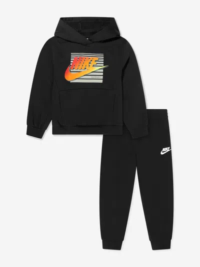 Nike Gradient Futura Tracksuit In Black