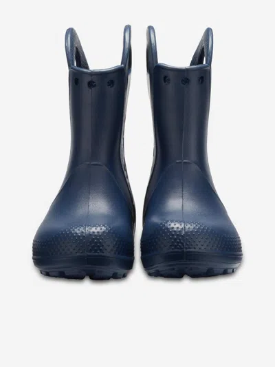 Crocs Handle It Rain Boot Bottes Enfants Navy 32 In Blue