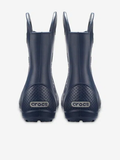 Crocs Handle It Rain Boot Bottes Enfants Navy 32 In Blue