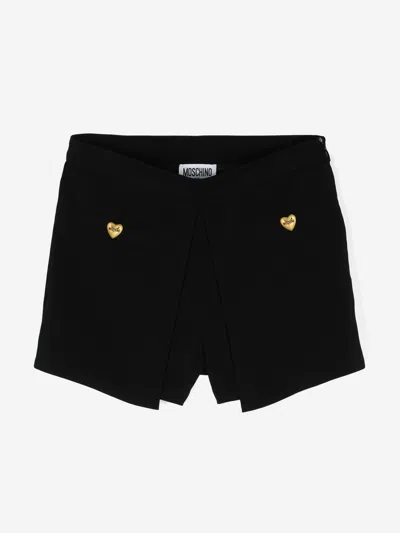 Moschino Mid-rise Tailored Trousers In Black