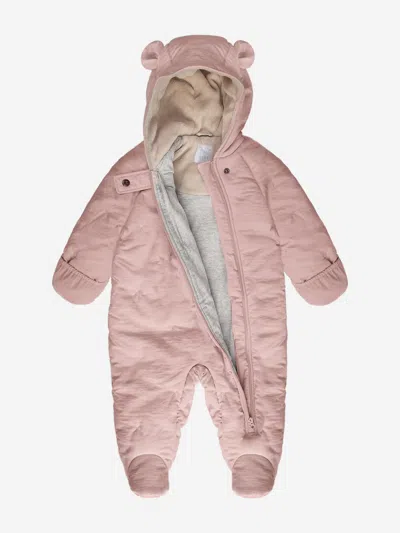 7am Enfant Baby Girls Snowsuit-airy In Pink