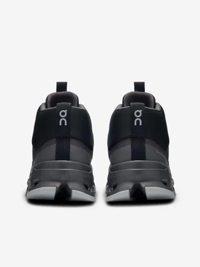 On Running Kids Cloudhero Mid Waterproof Trainers In Black