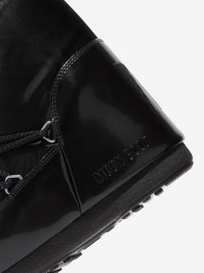 Moon Boot Kids Icon Glance Boots In Black