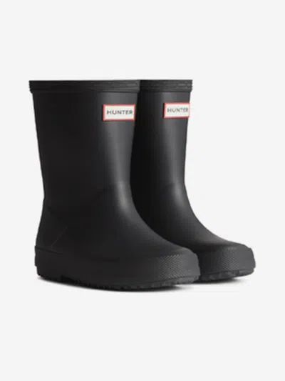 Hunter Kids First Wellington Boots In Black