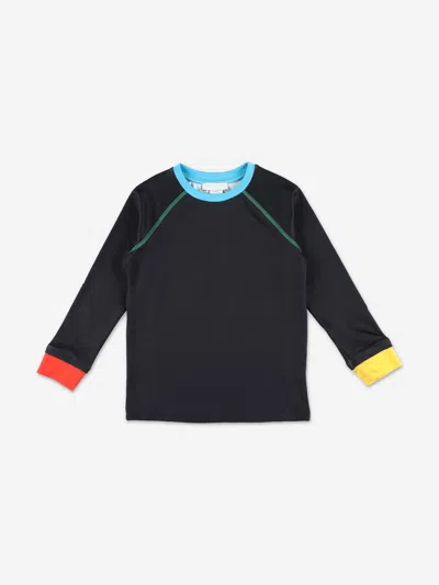 Stella Mccartney Kids Thermal Ski Top In Black