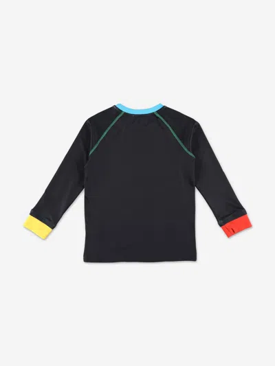 Stella Mccartney Kids Thermal Ski Top In Black
