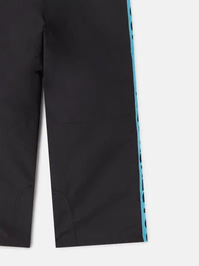 Stella Mccartney Kids Logo Ski Trousers In Black