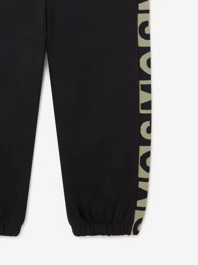 Stella Mccartney Boys Logo Block Joggers In Black