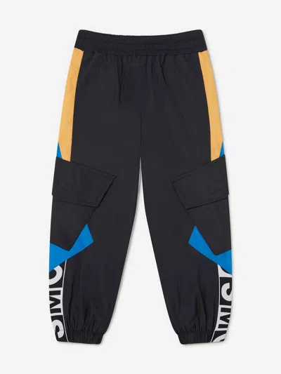 Stella Mccartney Boys Cargo Trousers In Black