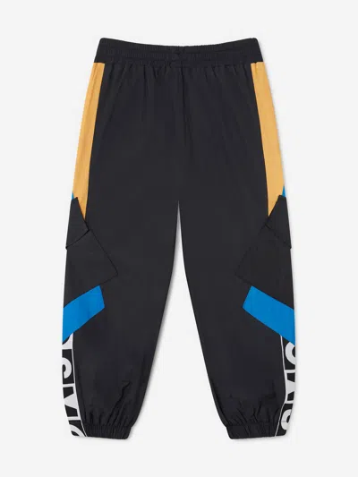 Stella Mccartney Boys Cargo Trousers In Black