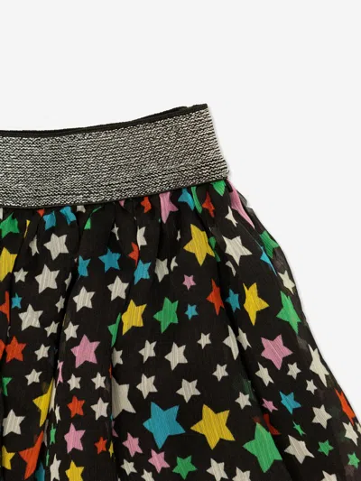 Stella Mccartney Star-print Tulle Skirt In Black
