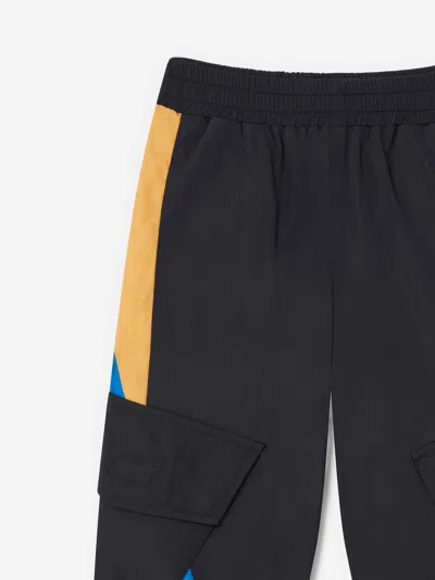 Stella Mccartney Boys Cargo Trousers In Black