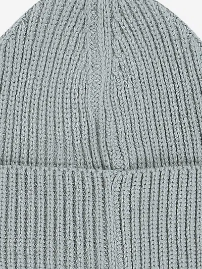 Calvin Klein Jeans Est.1978 Calvin Klein Jeans Kids Monogram Rib Beanie In Green
