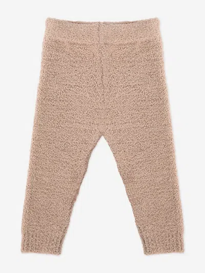 7am Enfant Baby Fuzzy Leggings In Beige