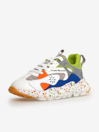 Flower Mountain Kids Saburo Trainers In Multicoloured