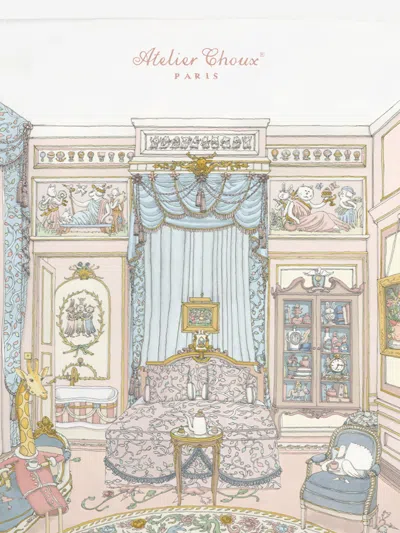 Atelier Choux Baby French Bedroom Quilt In Multicoloured