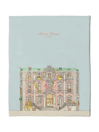 Atelier Choux Baby Girls Monceau / Carousel Quilt In Multicoloured