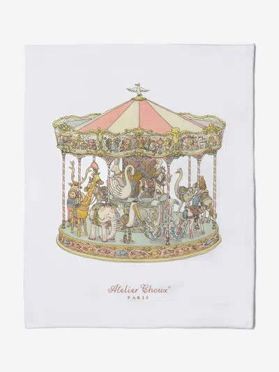 Atelier Choux Baby Girls Monceau / Carousel Quilt In Multicoloured