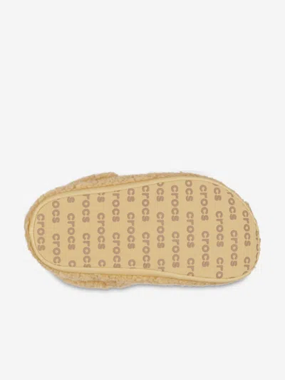 Crocs Classic Cozzzy Slipper Babouche Enfants Wheat 37 In Beige
