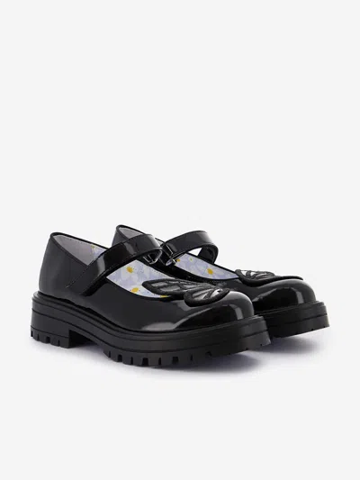 Sophia Webster Girls Butterfly Mary Jane Flat In Black