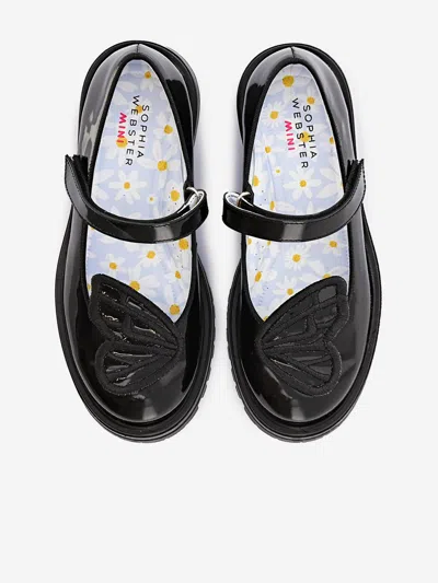 Sophia Webster Girls Butterfly Mary Jane Flat In Black