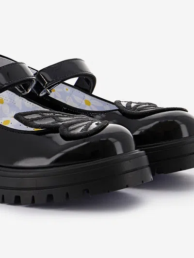 Sophia Webster Girls Butterfly Mary Jane Flat In Black