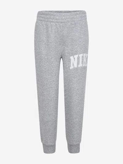 Nike Sportswear Club Little Kids Applique Fleece Pants In Grey