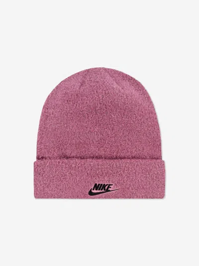 Nike Girls Twinkle Cozy Apex 2 Piece Beanie Set In Pink
