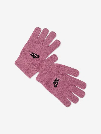 Nike Girls Twinkle Cozy Apex 2 Piece Beanie Set In Pink