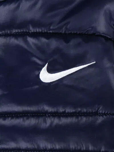 Nike Boys Fill Quilted Jacket In Blue