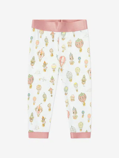 Atelier Choux Girls Loungewear Set In Pink